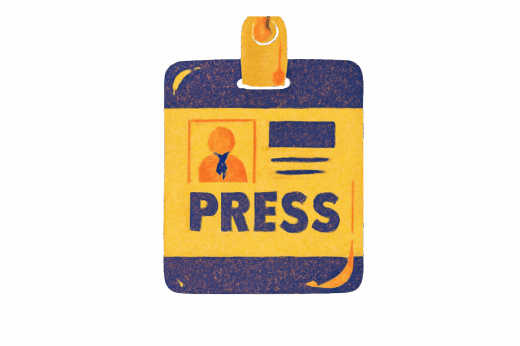 Press badge icon