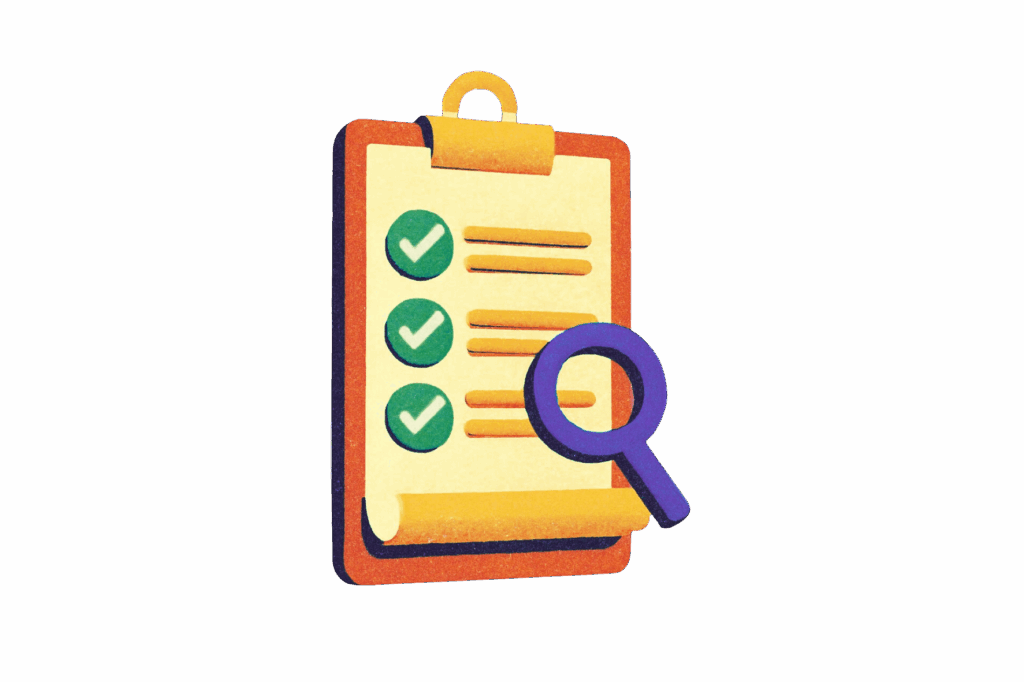 Clipboard with checklist icon
